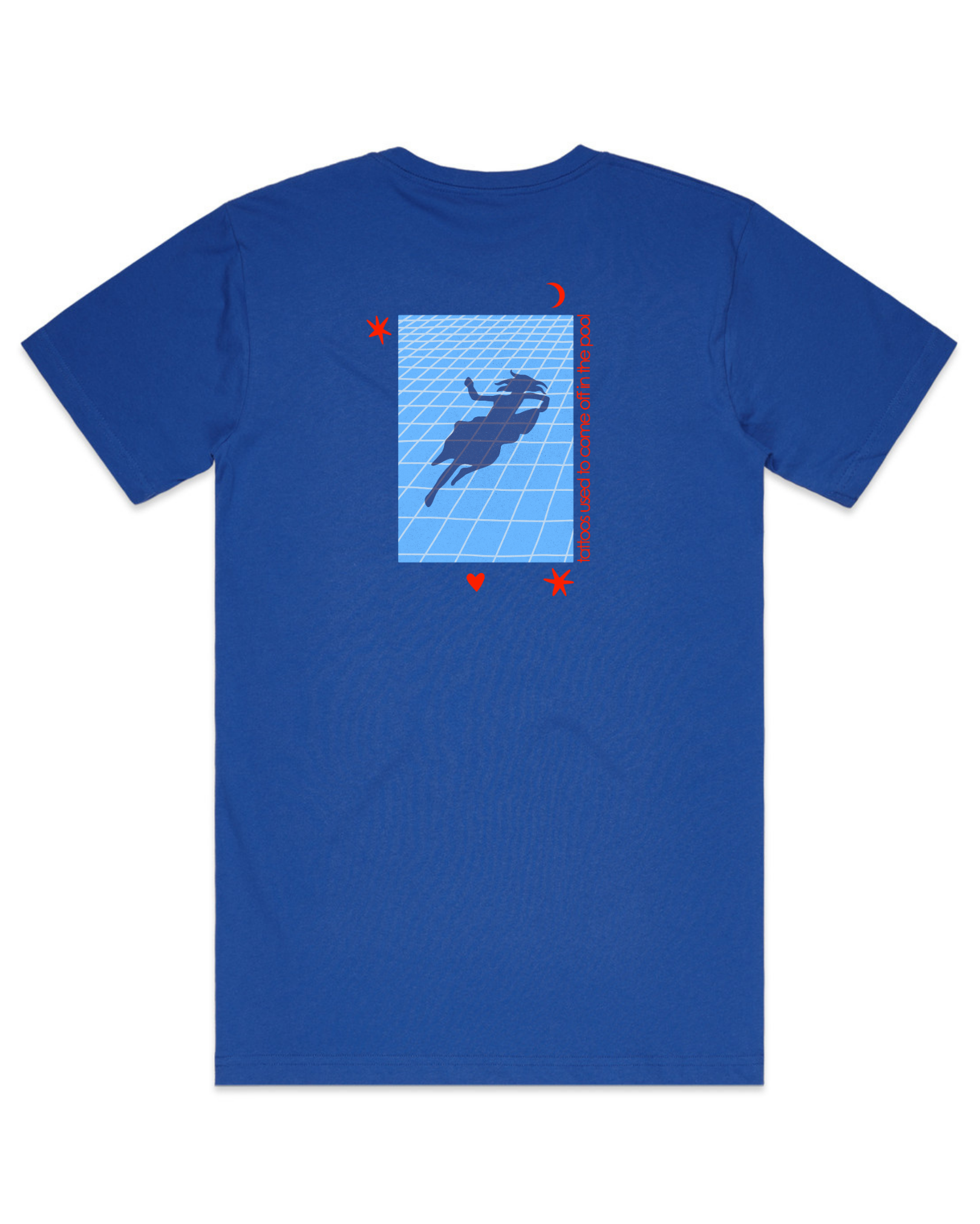 tattoos used to come off in the pool | Unisex T Shirt + Digital Download